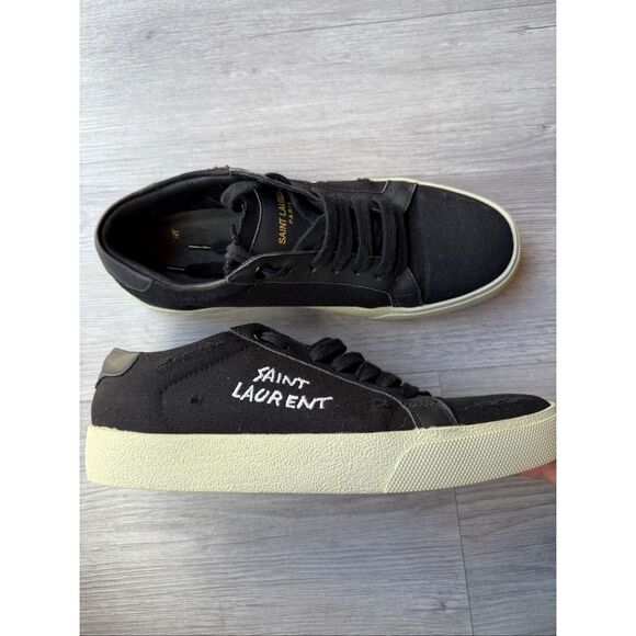 Saint Laurent Court Classic SL/06 sneaker size 38 in black - Picture 2 of 12